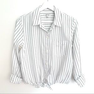 3/25 MADEWELL Tie-Up Button Up - Medium
